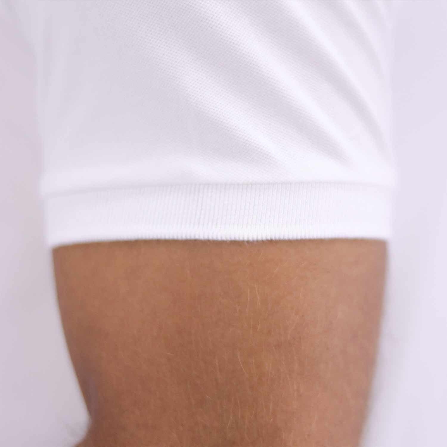 Men's Embroidery Solid Polo - White - Giordano Online