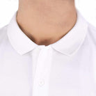 Men's Embroidery Solid Polo - White - Giordano Online