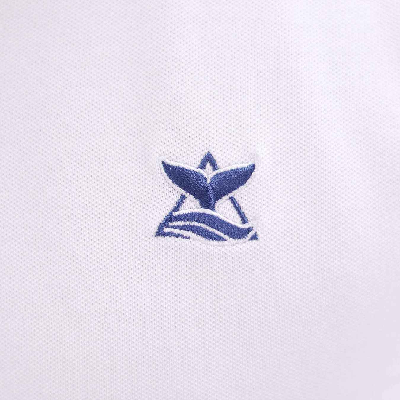 Men's Embroidery Solid Polo - White - Giordano Online