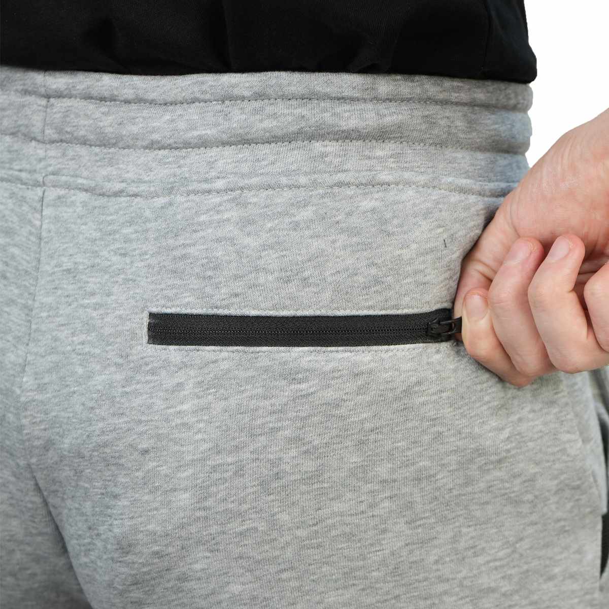 Men's French Terry Elastic Waist Jogger - Grey - Giordano Online