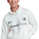 Men's French Terry Half Neck Relaxed Fit Print Pullover - Giordano Online