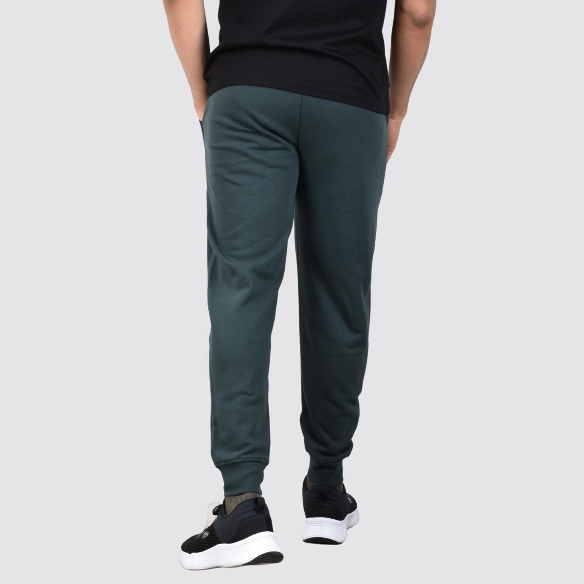Men's French Terry Joggers - Green - Giordano Online