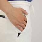 Men's French Terry Joggers - White - Giordano Online