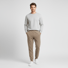 Men's French Terry Mid Rise Slim Taper Jogger - Giordano Online