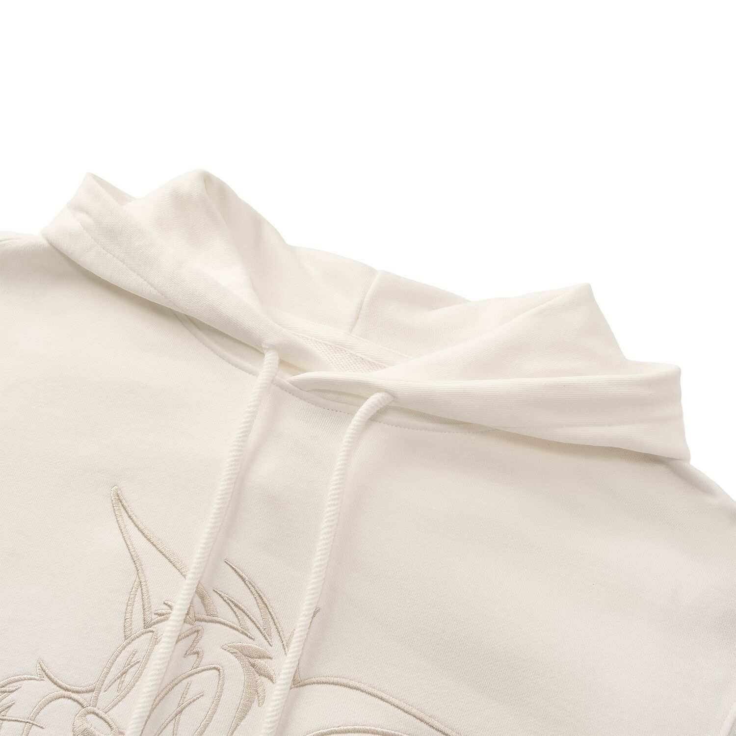 Men’s French Terry Relaxed Fit Hoodie - Tom & Jerry - White - Giordano