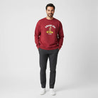 Men’s French Terry Relaxed Fit Pullover - Tom & Jerry - Red - Giordano Online