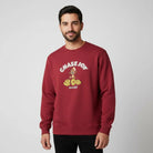 Men’s French Terry Relaxed Fit Pullover - Tom & Jerry - Red - Giordano Online
