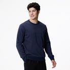 Men's French Tery Crew Neck Long Sleeve Regular Sweatshirt (Beau Monde) - Giordano Online