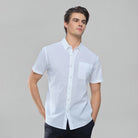 Men's Half Sleeve Linen Shirt - Giordano Online