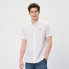 Men's Half Sleeve Oxford Shirt - Giordano Online