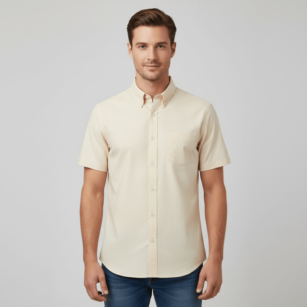 Men's Half Sleeve Wrinkle Free Shirt - Giordano Online