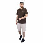 Men's Henley Tee - Brown - Giordano Online