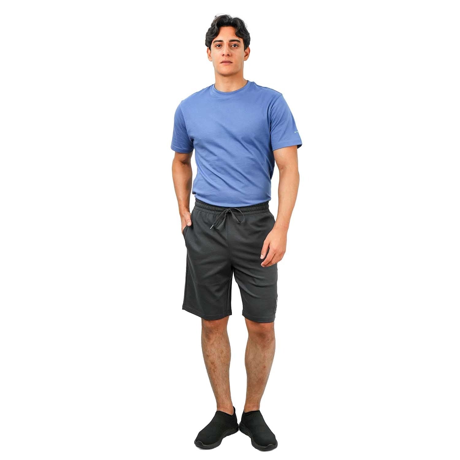 Men's Interlock Elastic Waist Shorts - Giordano Online
