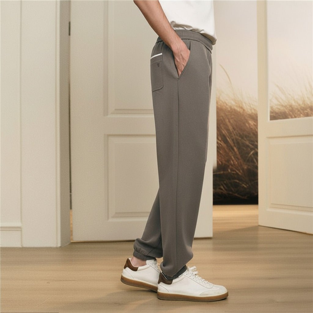 Men's Interlock Mid Rise Jogger - Giordano Online