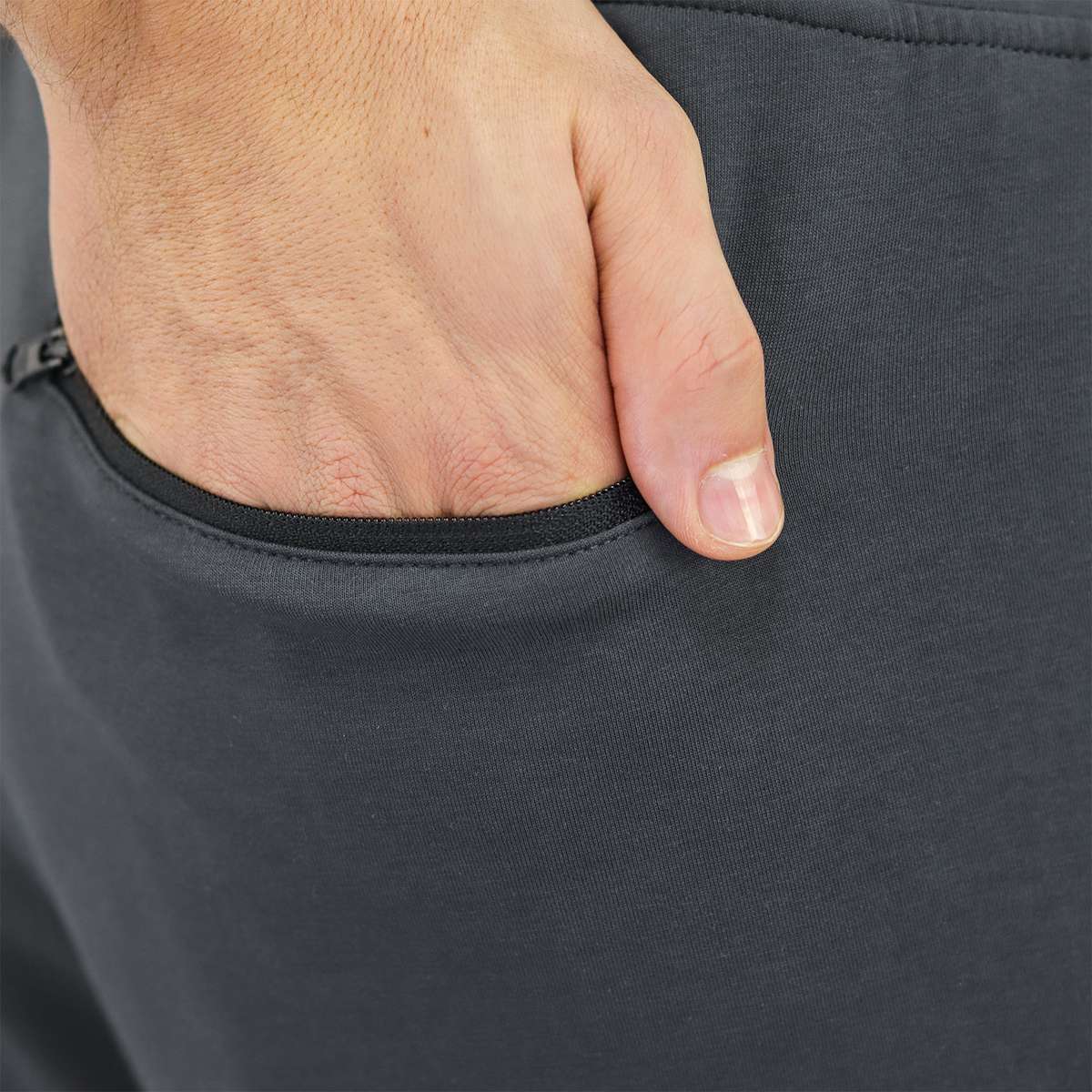 Men's Interlock Mid Rise Jogger - Grey - Giordano Online