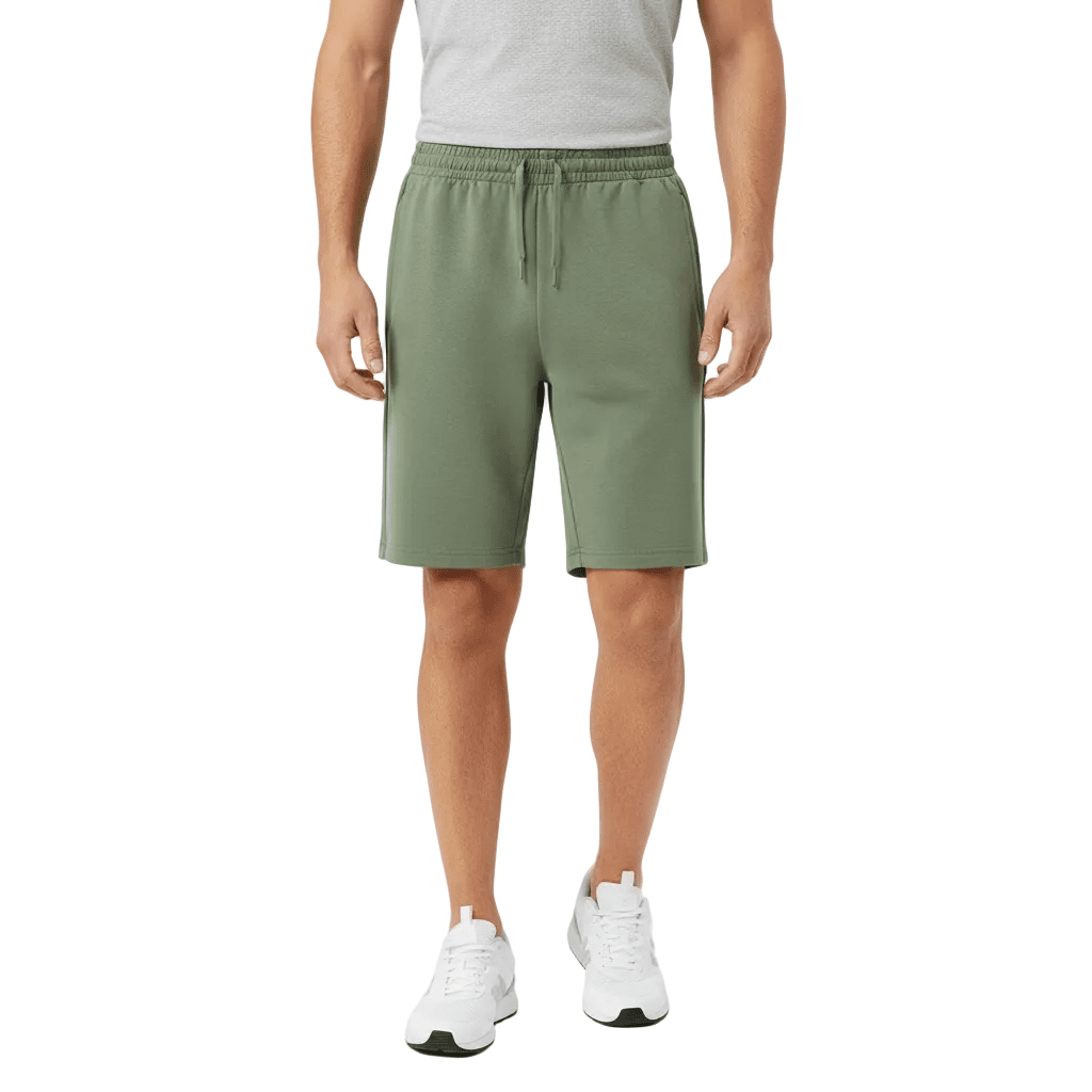 Men's Interlock Mid Rise Regular Shorts - Green - Giordano Online