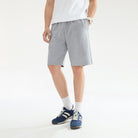 Men’s Interlock Mid‑Rise Regular Fit Elastic Waist Shorts - Giordano Online
