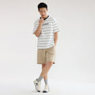 Men’s Interlock Mid‑Rise Regular Fit Elastic Waist Shorts - Giordano Online