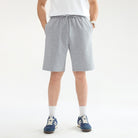 Men’s Interlock Mid‑Rise Regular Fit Elastic Waist Shorts - Giordano Online