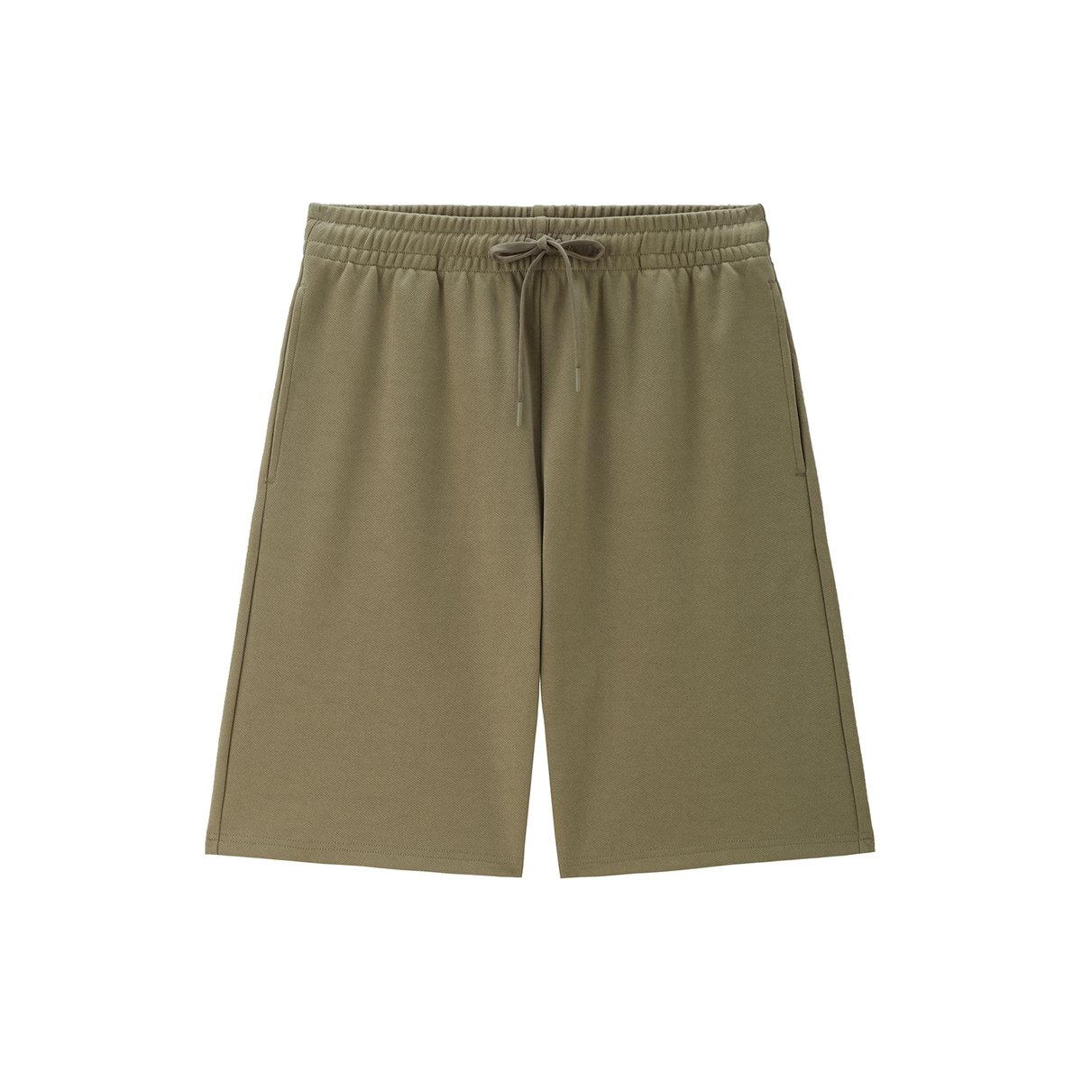 Men’s Interlock Mid‑Rise Regular Fit Elastic Waist Shorts - Giordano Online