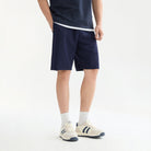 Men’s Interlock Mid‑Rise Regular Fit Elastic Waist Shorts - Giordano Online