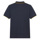 Men's Knit Collar Short Sleeve Slim Fit Embroidered Polo - Giordano Online