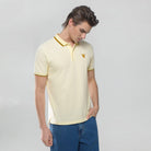 Men's Knit Collar Short Sleeve Slim Fit Embroidered Polo - Giordano Online