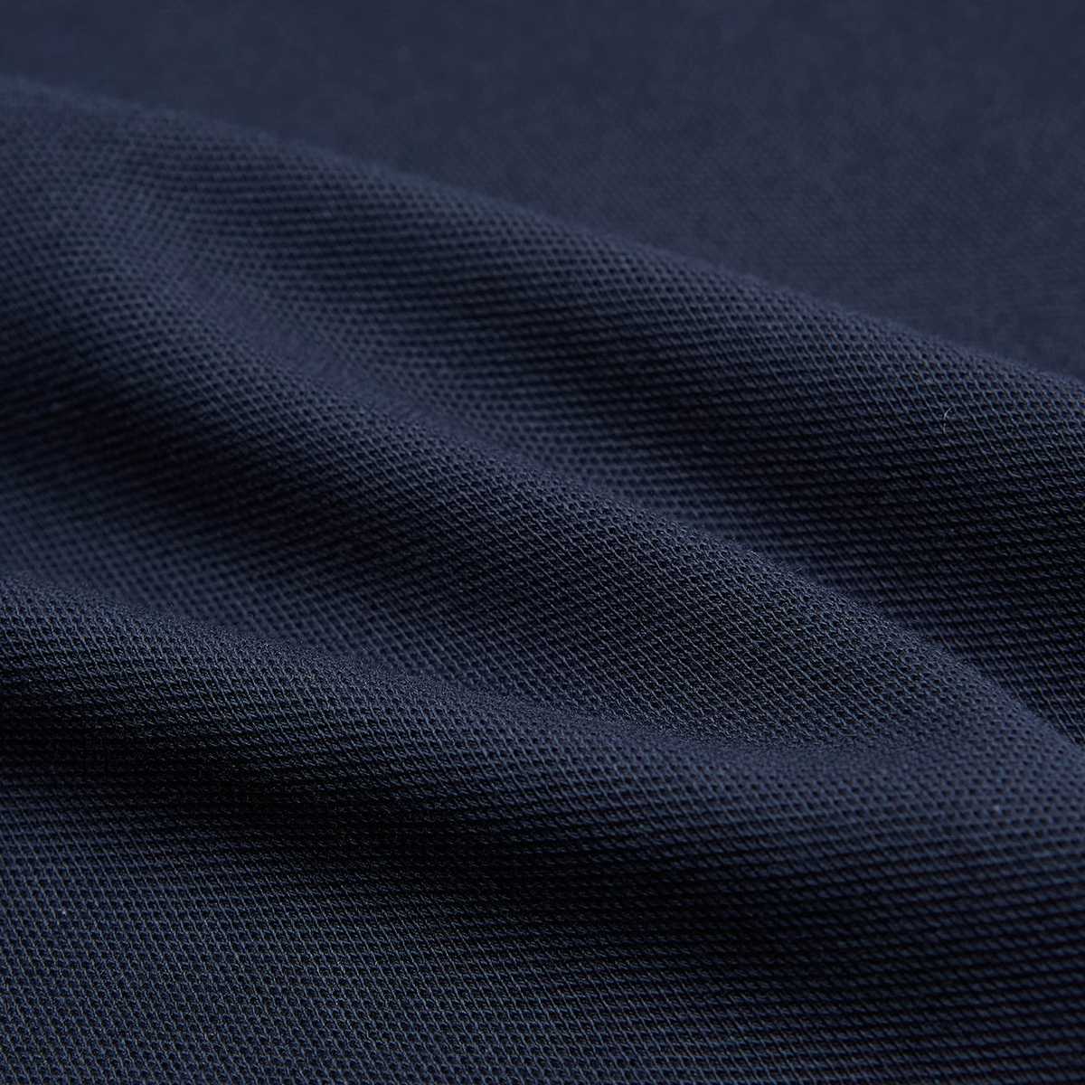 Men's Knit Collar Short Sleeve Slim Fit Embroidered Polo - Giordano Online