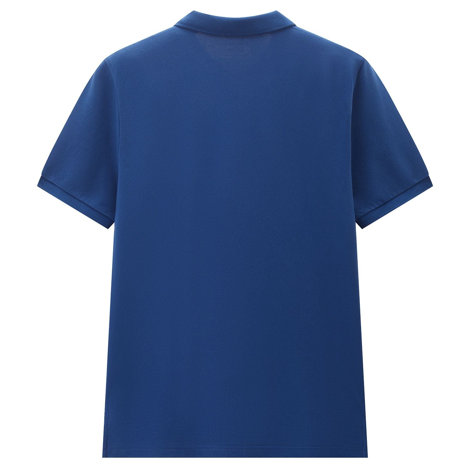 Men's Knit Collar Short Sleeve Slim Fit Zipper Polo - Giordano Online