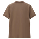 Men's Knit Collar Short Sleeve Slim Fit Zipper Polo - Giordano Online