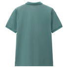 Men's Knit Collar Short Sleeve Slim Fit Zipper Polo - Giordano Online