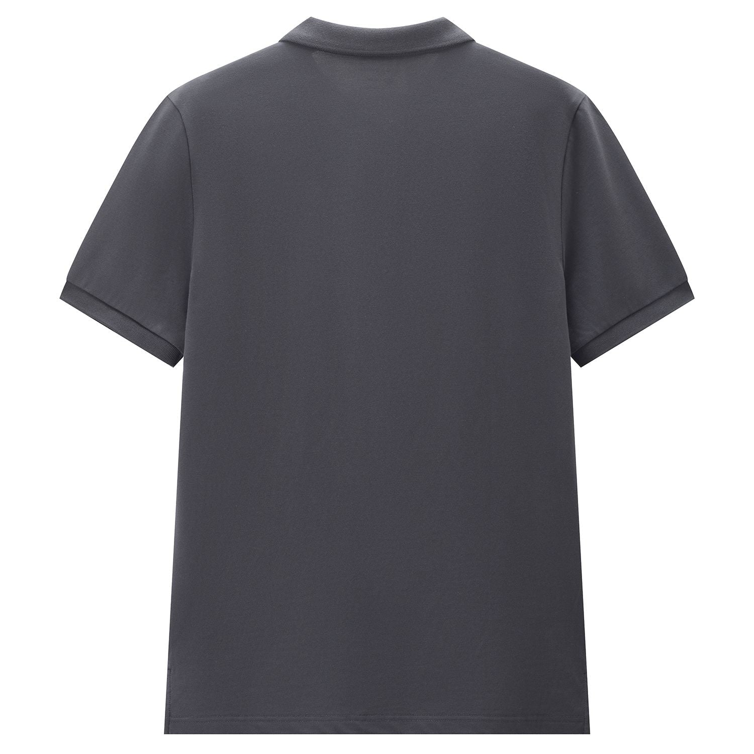 Men's Knit Collar Short Sleeve Slim Fit Zipper Polo - Giordano Online