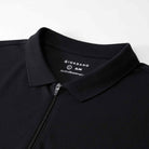 Men's Knit Collar Short Sleeve Slim Fit Zipper Polo - Giordano Online