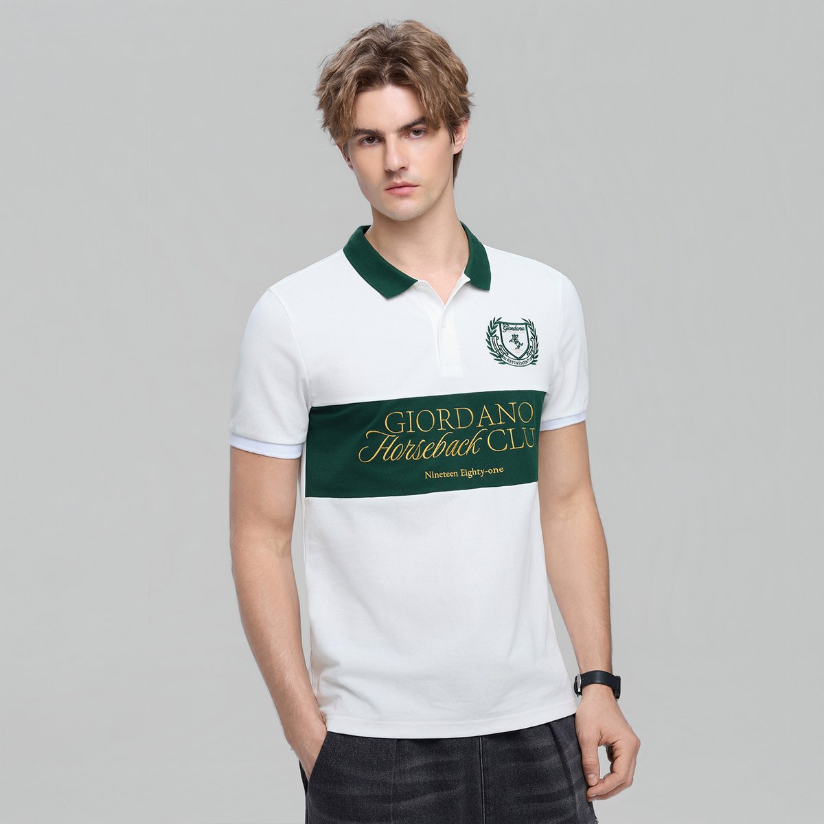 Men's Lacoste Bold Polo - Giordano Online