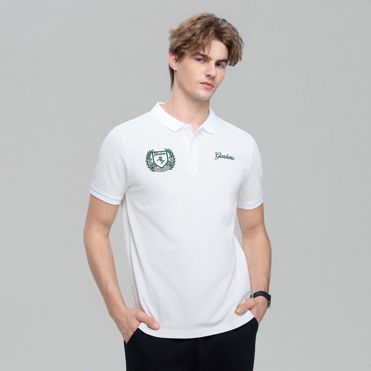 Men's Lacoste Bold Polo - Giordano Online