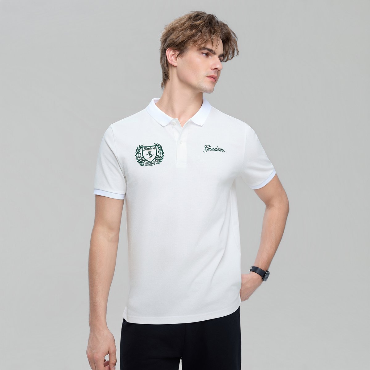 Men's Lacoste Bold Polo - Giordano Online
