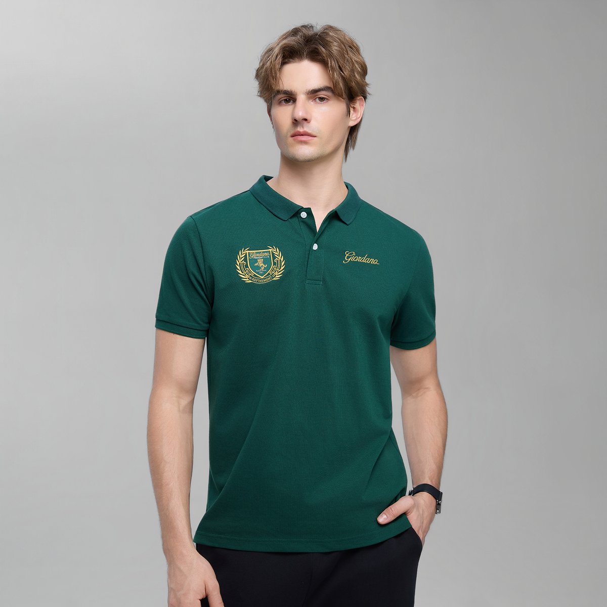 Men's Lacoste Bold Polo - Giordano Online