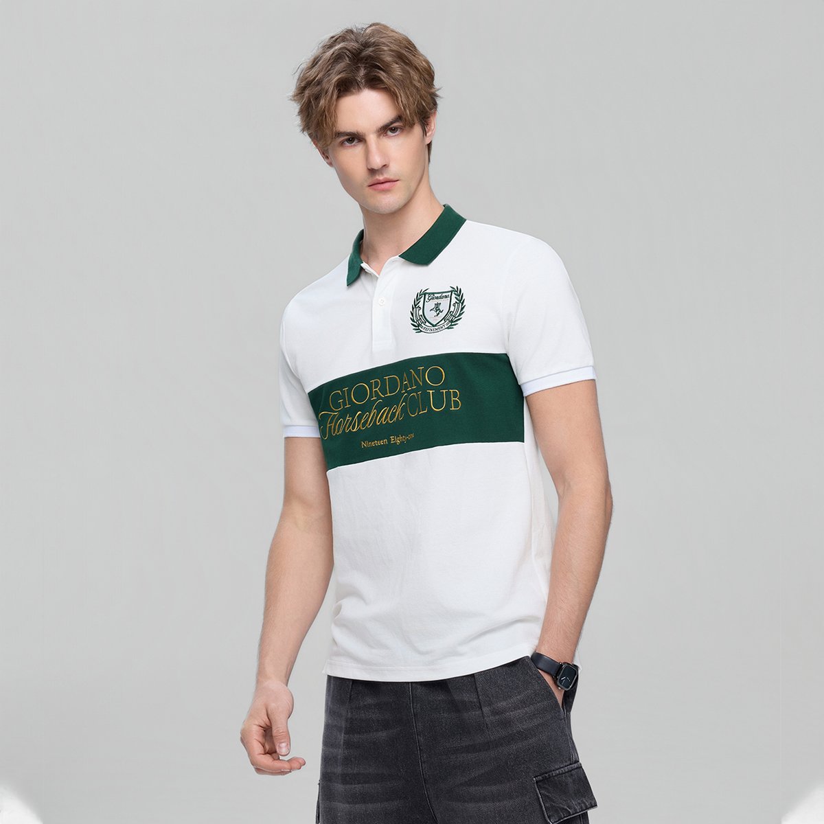 Men's Lacoste Bold Polo - Giordano Online