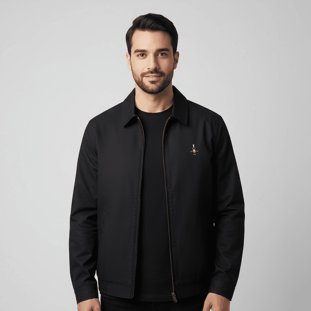 Men's Lightweight Embroidered Windbreaker Jacket - Giordano Online