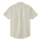 Men's Linen Cotton Poplin Short Sleeve Shirt - Brown - Giordano Online