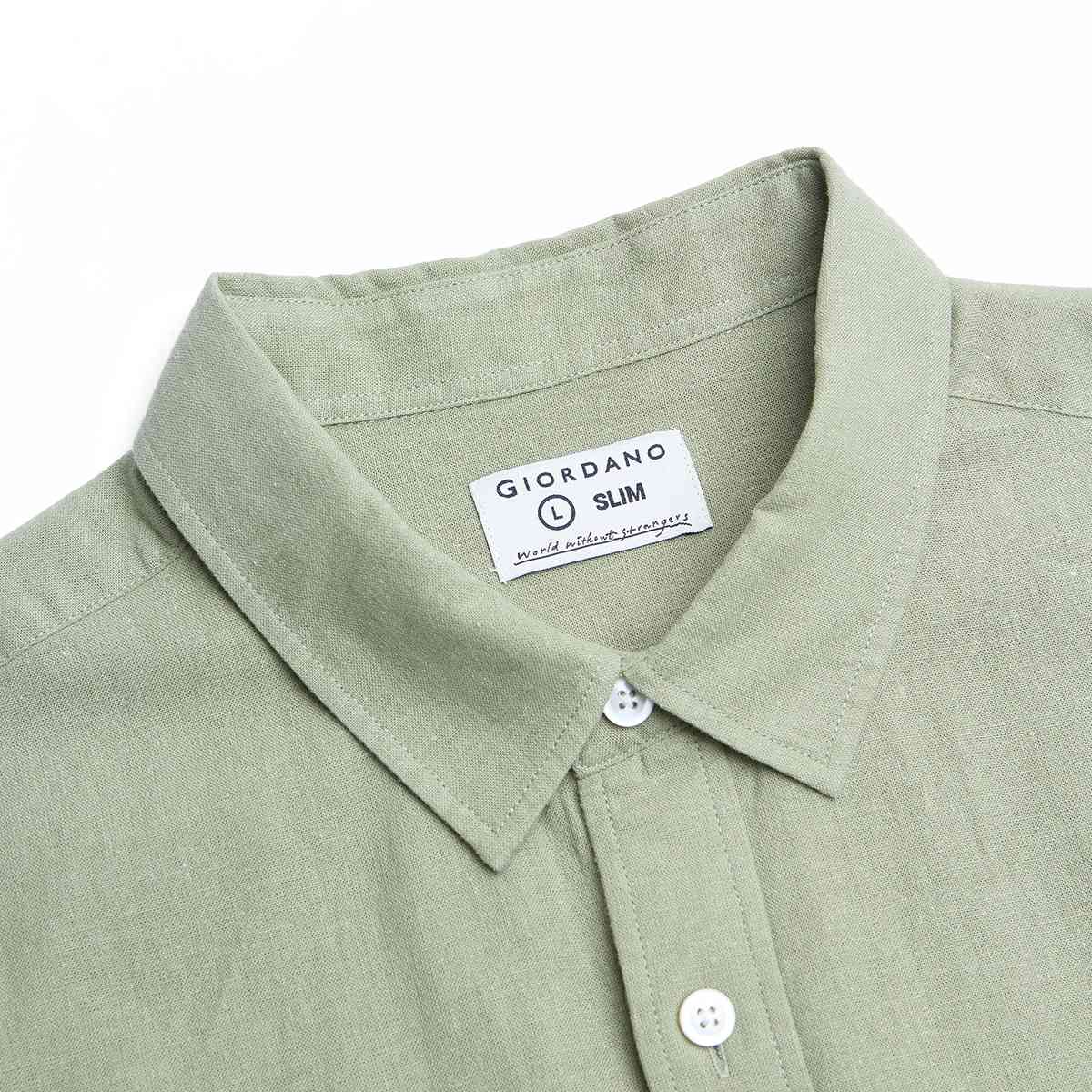 Men's Linen Shirt - Giordano Online
