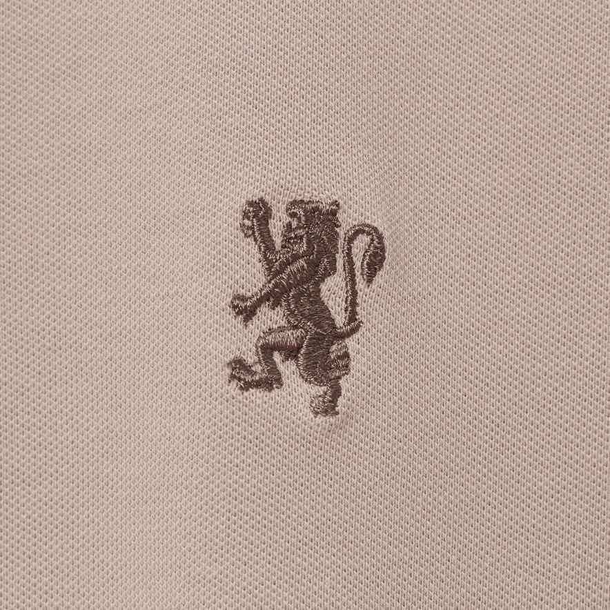 Men's Lion Embroidery Bold Polo. - Giordano