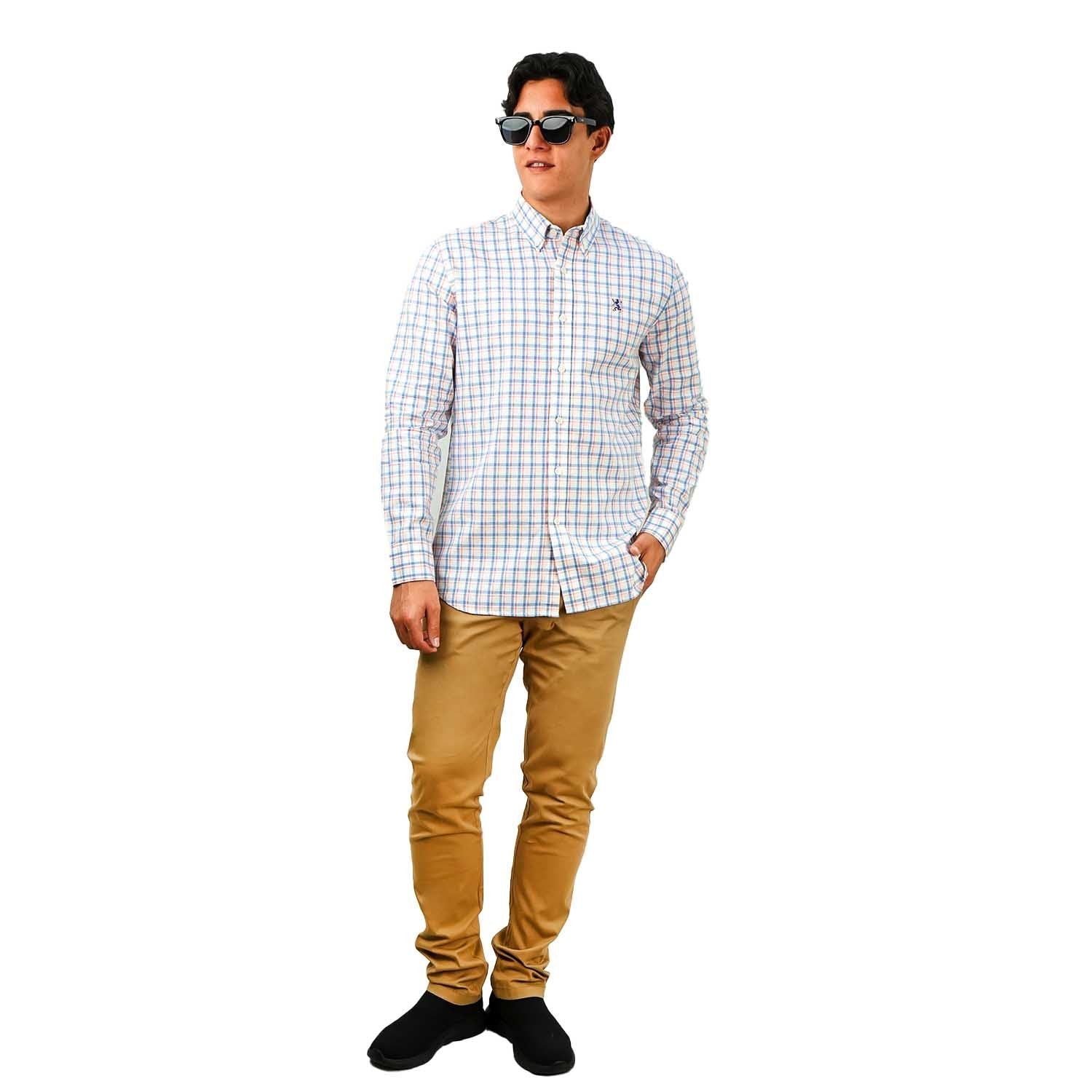 Men's Lion Oxford Shirt - Giordano Online