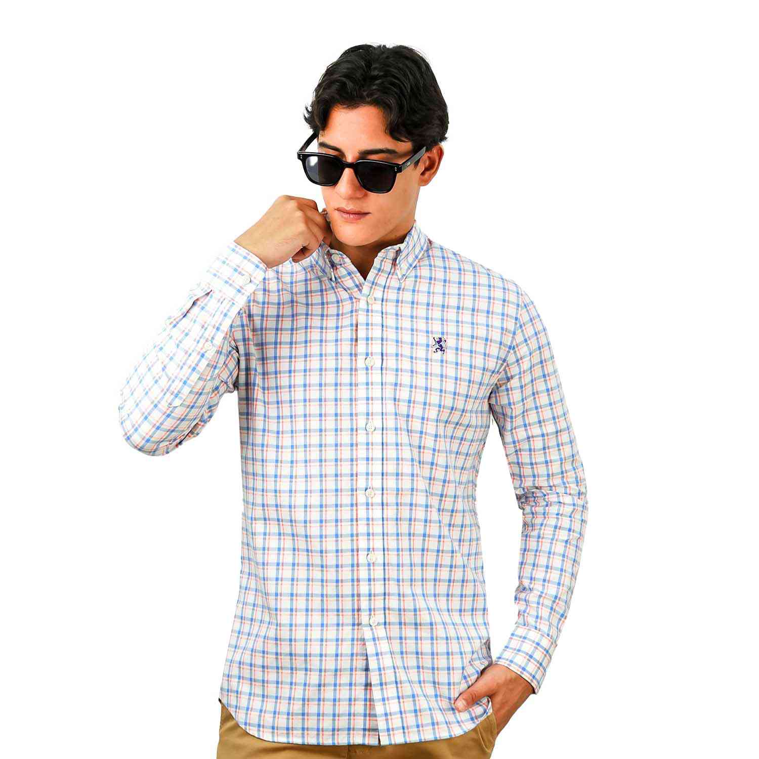 Men's Lion Oxford Shirt - Giordano Online