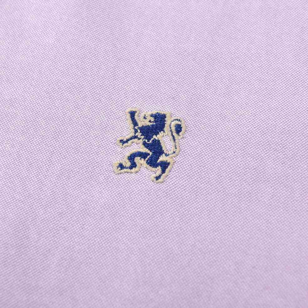 Men's Lion Oxford Shirt - Purple - Giordano