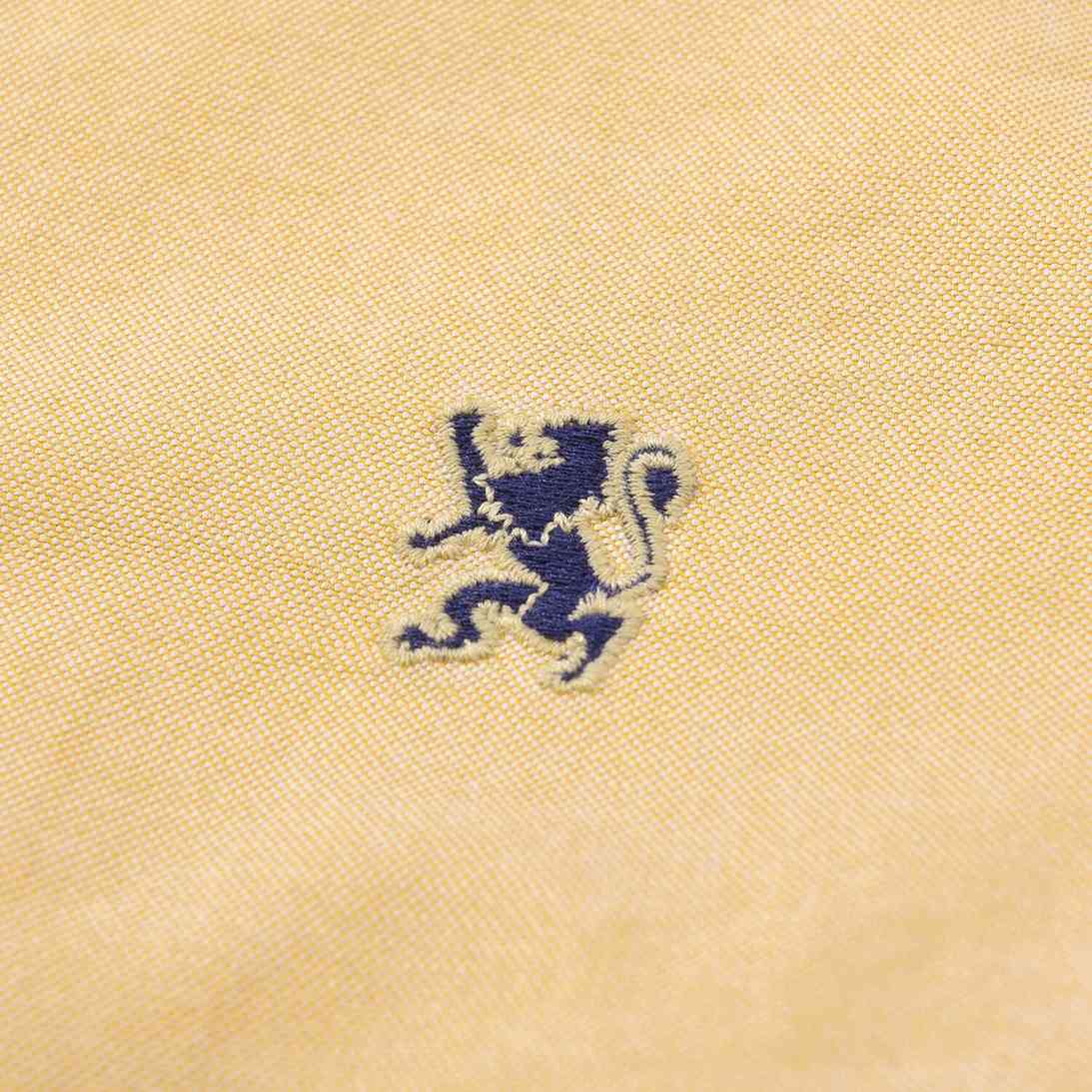 Men's Lion Oxford Shirt - Yellow - Giordano