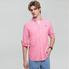 Men's Lion Oxford Slim Long Sleeve Shirt - Giordano Online