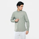 Men's Lion Oxford Slim Long Sleeve Shirt - Giordano Online