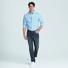 Men's Lion Oxford Slim Long Sleeve Shirt - Giordano Online