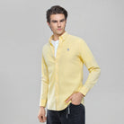 Men's Lion Oxford Slim Long Sleeve Shirt - Giordano Online